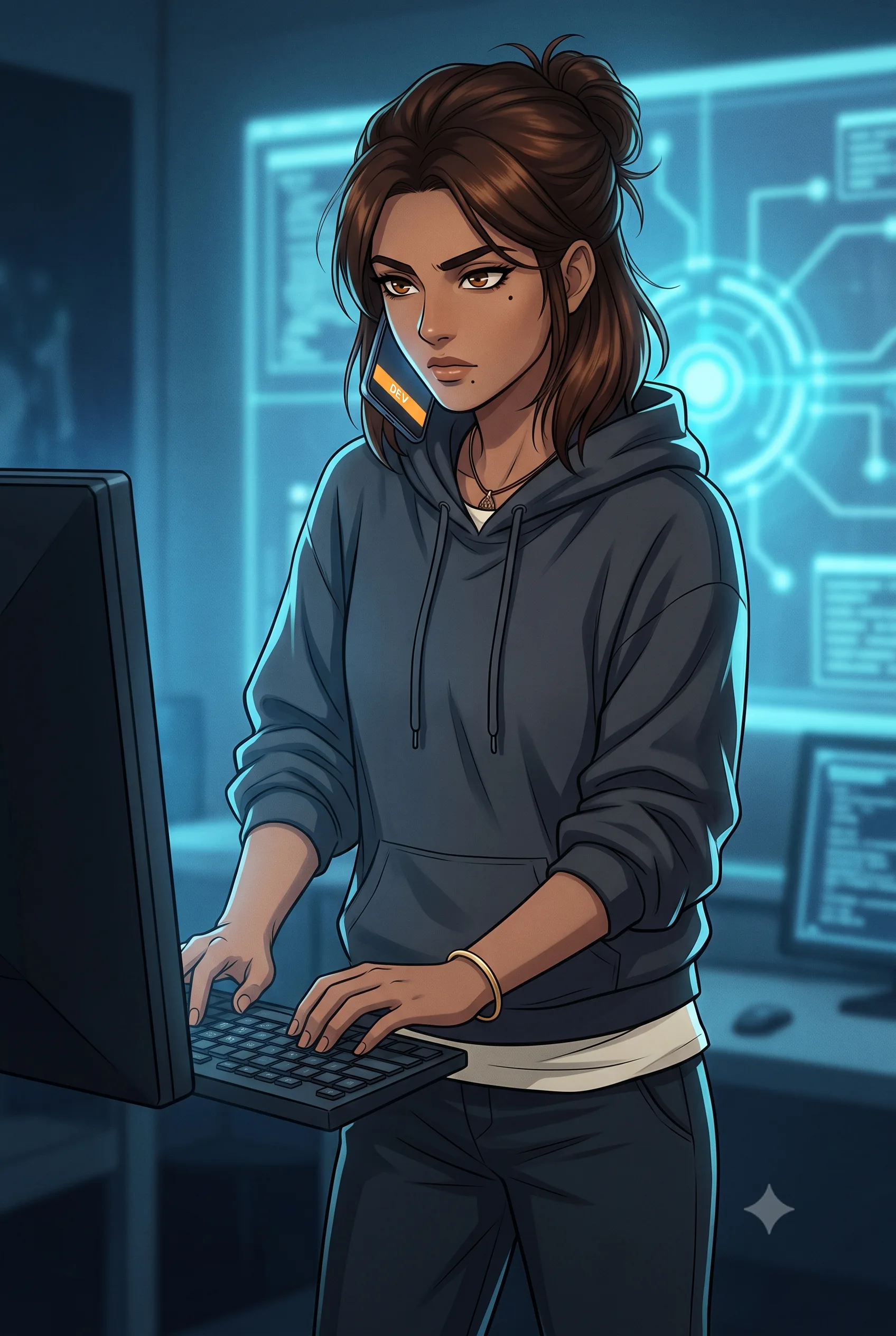 The call — Maya — ANANTA Volume 1, Chapter 1 illustration