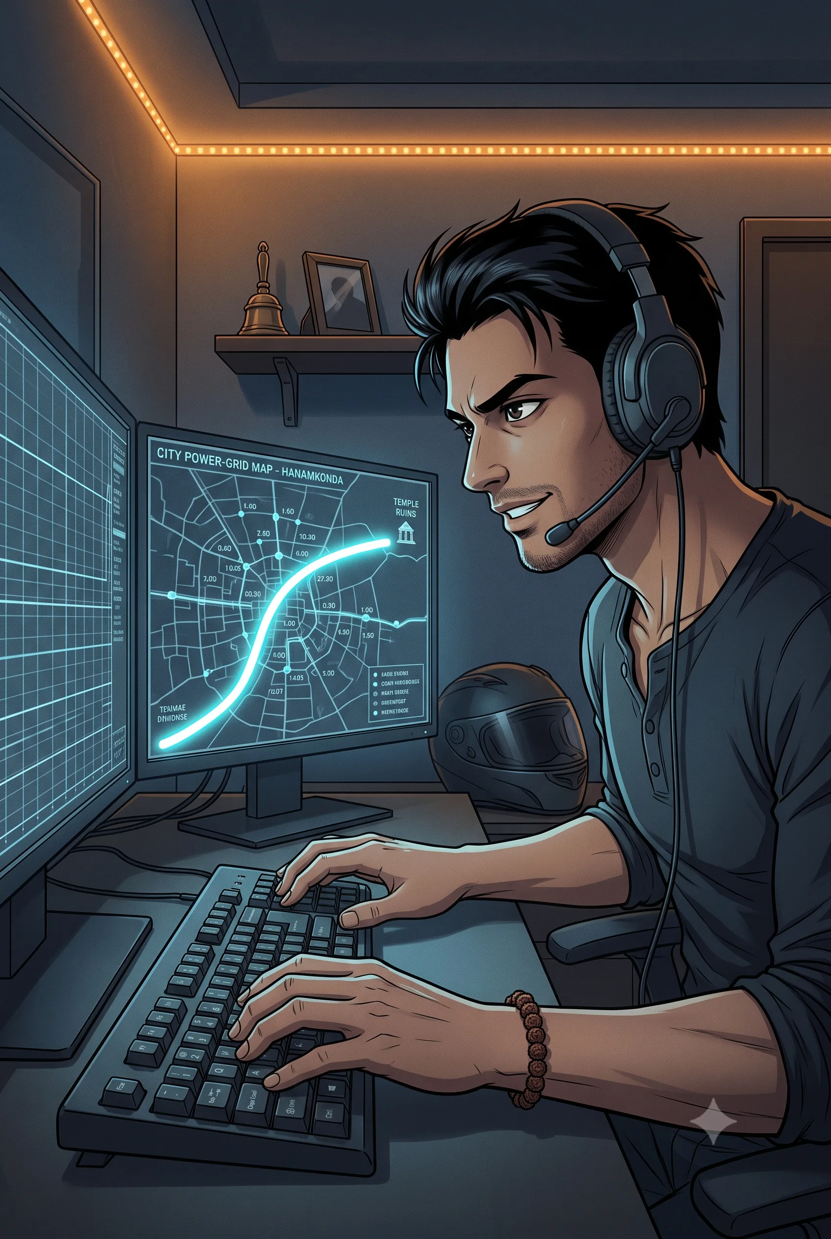 The other terminal — Dev (introduction) — ANANTA Volume 1, Chapter 1 illustration